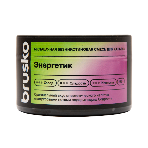 Бестабачная смесь Brusko Энергетик 250 грамм в Ханты-Мансийске