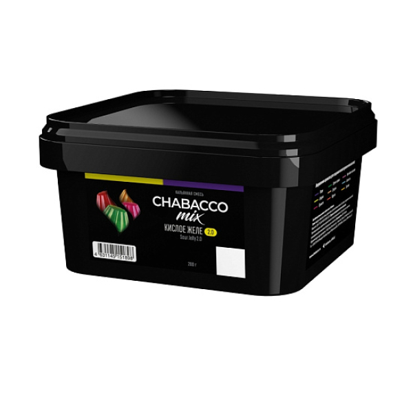 Бестабачная смесь Chabacco Mix Sour Jelly 2.0 Кислое Желе Medium 200 грамм в Ханты-Мансийске