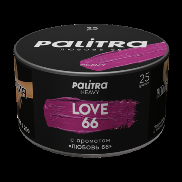 Табак Palitra Heavy Любовь 66 Love 66 25 грамм в Ханты-Мансийске