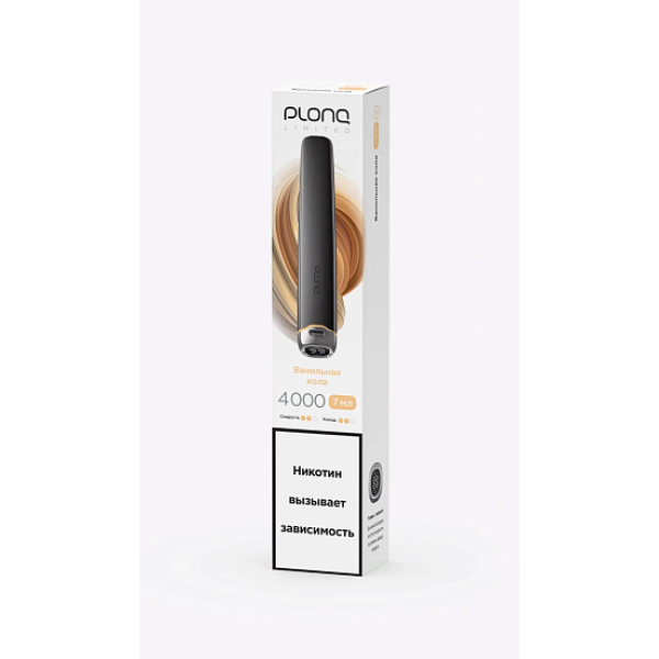 Электронка Plonq Plus Pro Black Ванильная Кола 4000 затяжек в Ханты-Мансийске