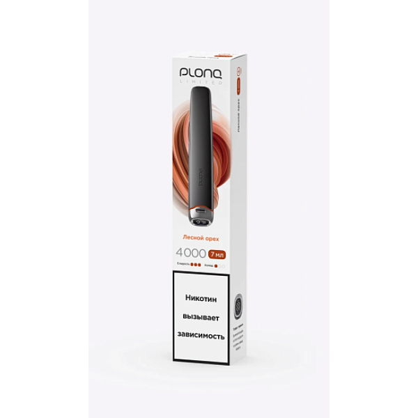 Электронка Plonq Plus Pro Black Лесной Орех 4000 затяжек в Ханты-Мансийске
