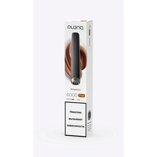 Электронка Plonq Plus Pro Black Эспрессо 4000 затяжек в Ханты-Мансийске