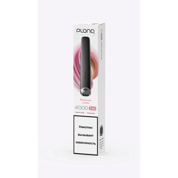 Электронка Plonq Plus Pro Black Японская Слива 4000 затяжек в Ханты-Мансийске
