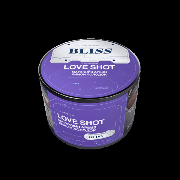 Табак Bliss Love Shot Маракуйя Арбуз Лимон Холодок 40 грамм в Ханты-Мансийске