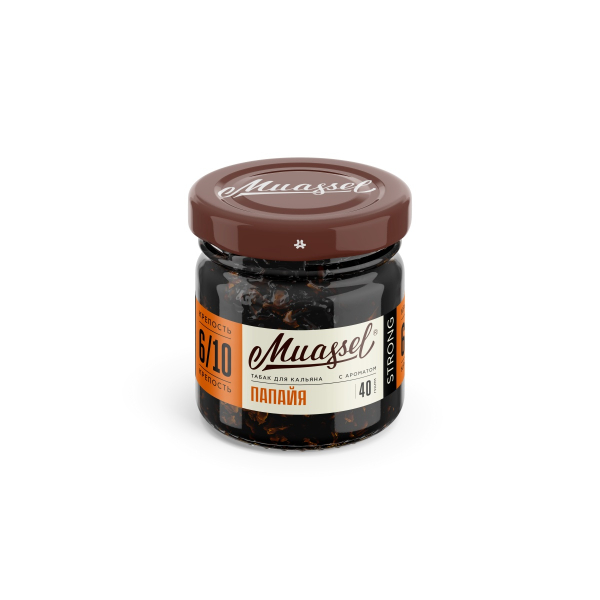 Табак Muassel Extra Strong Папайя 40 грамм в Ханты-Мансийске