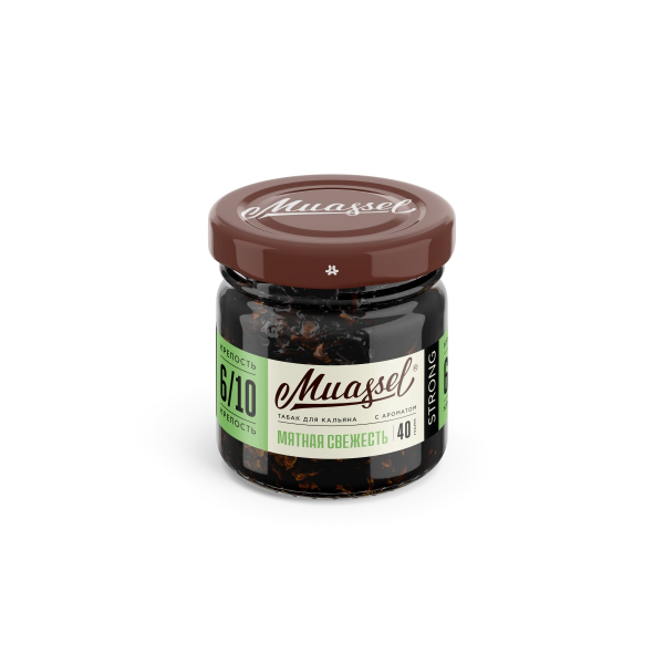 Табак Muassel Extra Strong Мятная Свежесть 40 грамм в Ханты-Мансийске